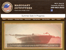 Tablet Screenshot of mahoganyoutfitters.com